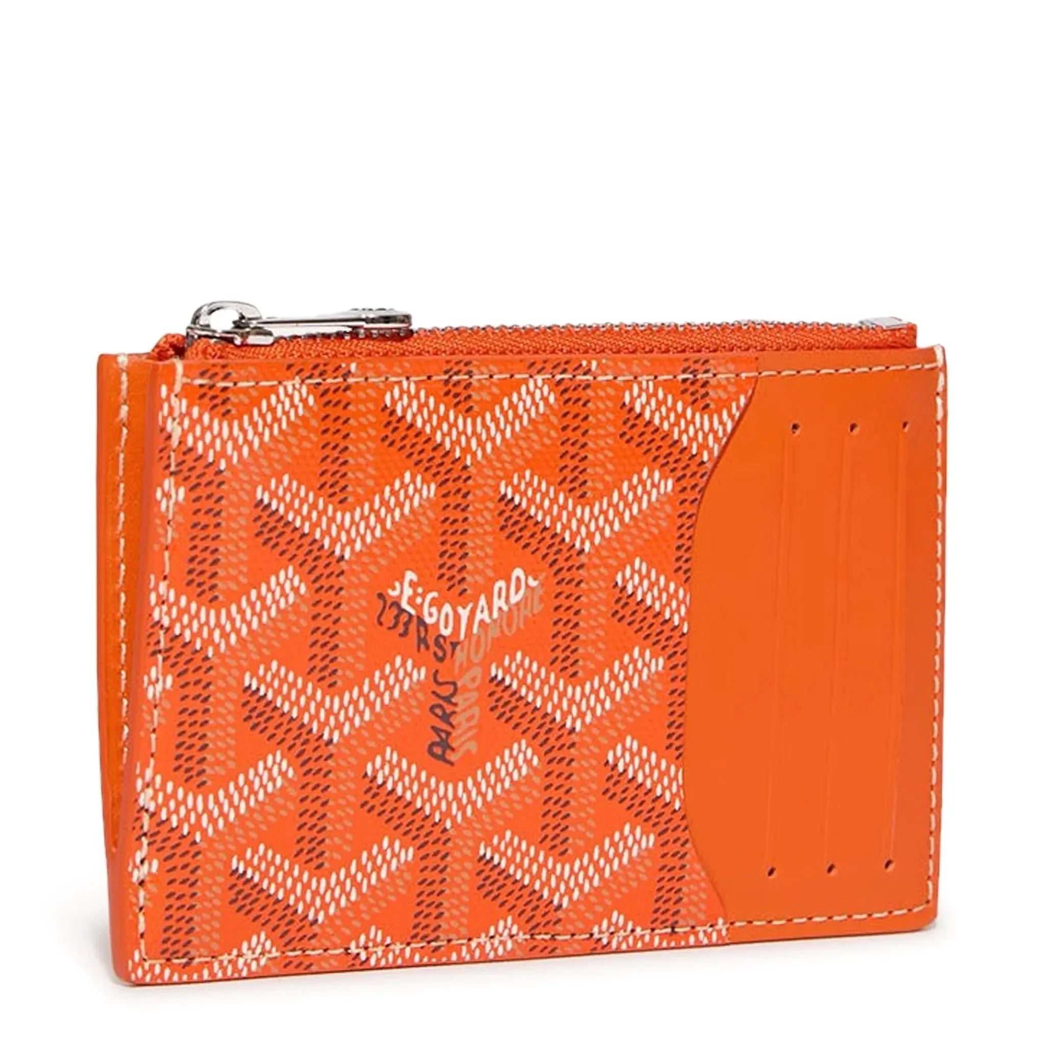 Goyard Bournbon Zipped Orange Card Holder – Trickey.store