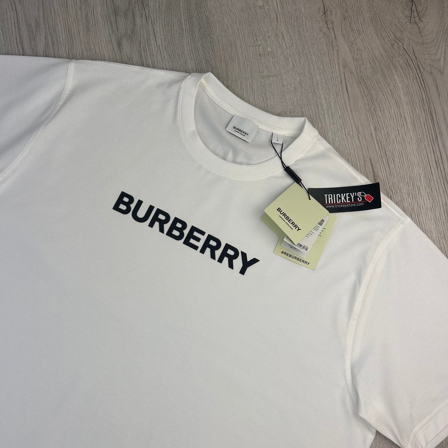 Burberry Men’s White Oversized T-shirt