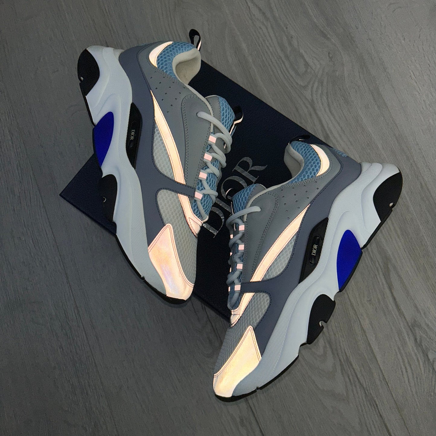 Dior B22 Men’s Baby Blue Runners - 41 (Uk 7)