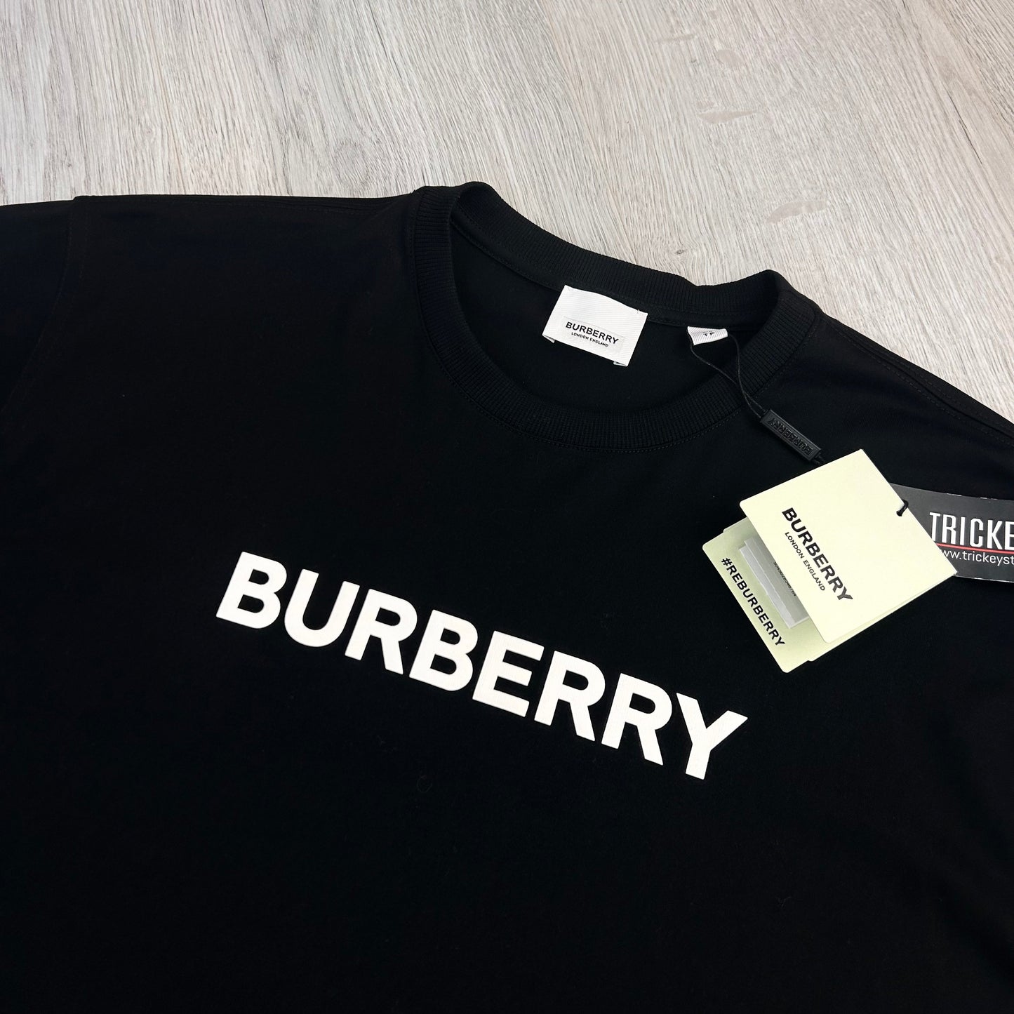 Burberry Men’s Black Oversized T-shirt