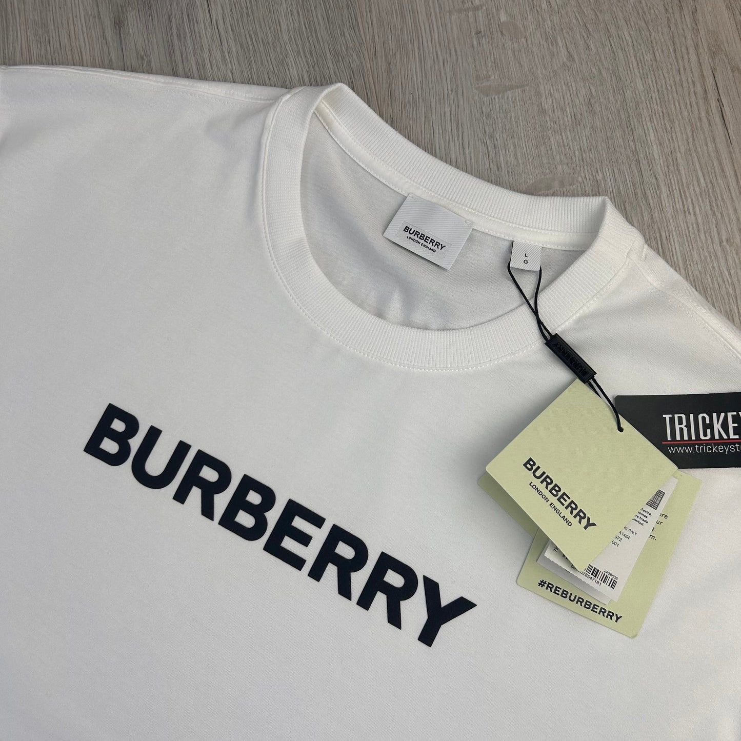 Burberry Men’s White Oversized T-shirt