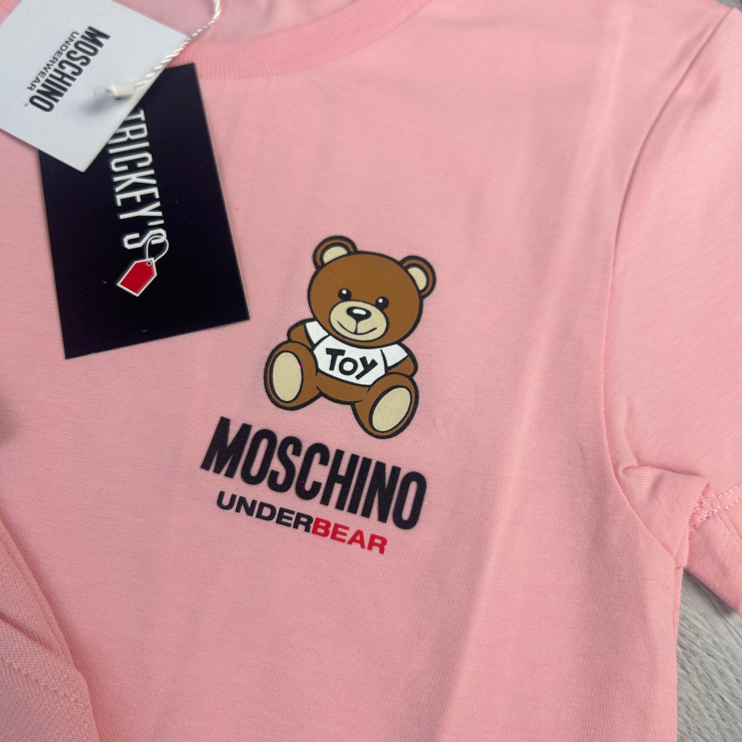 Moschino Underbear Women’s Pink T-shirt & Short Set