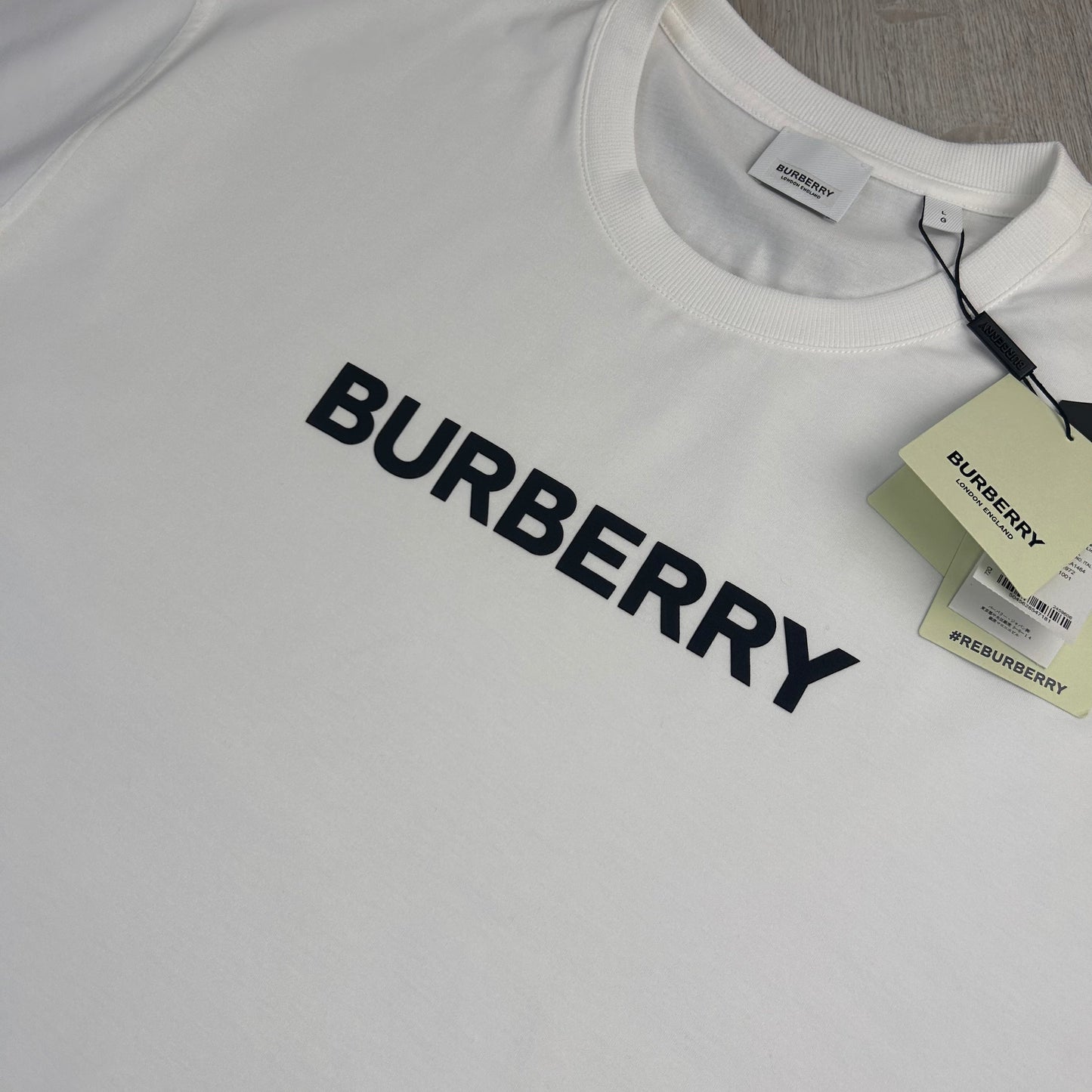 Burberry Men’s White Oversized T-shirt