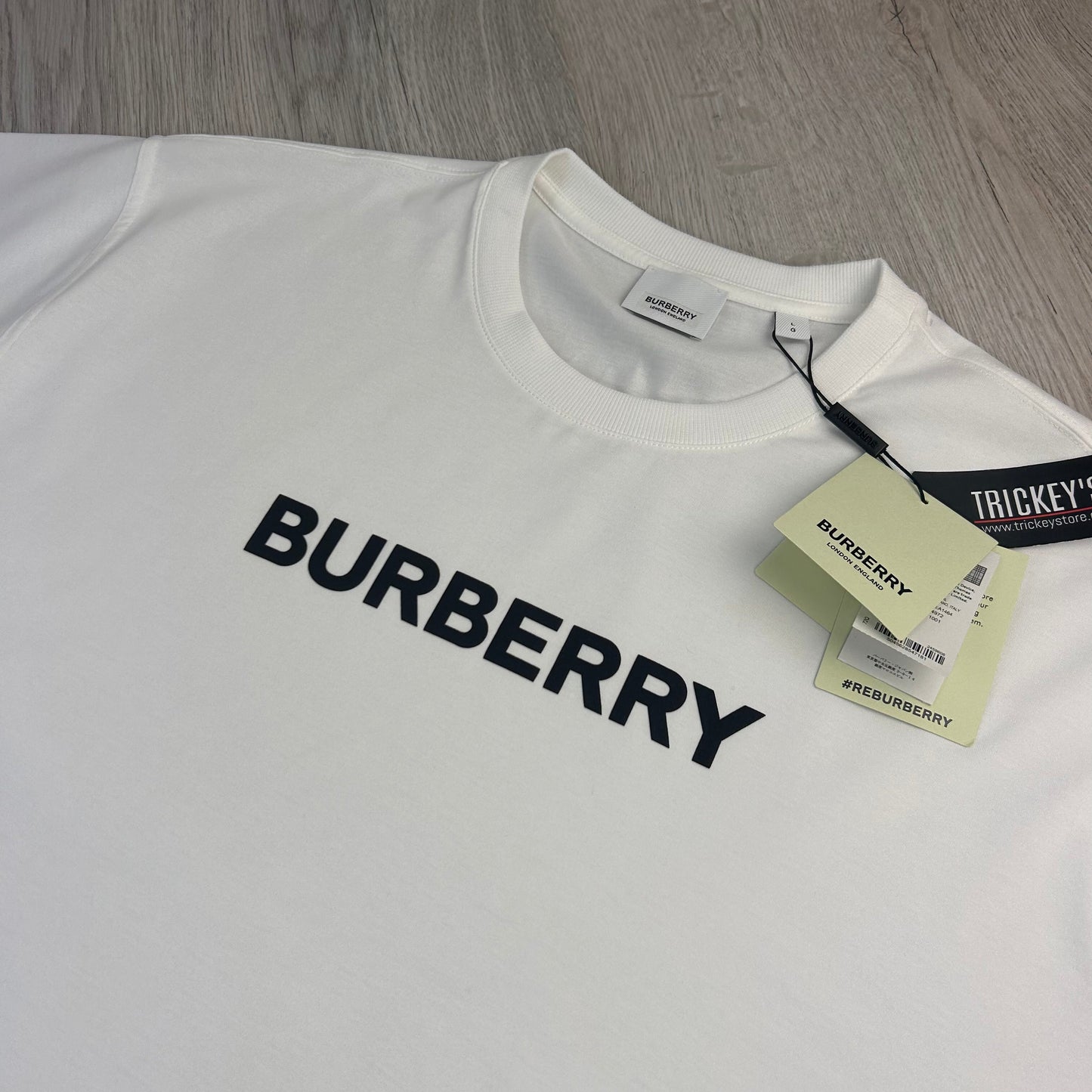 Burberry Men’s White Oversized T-shirt