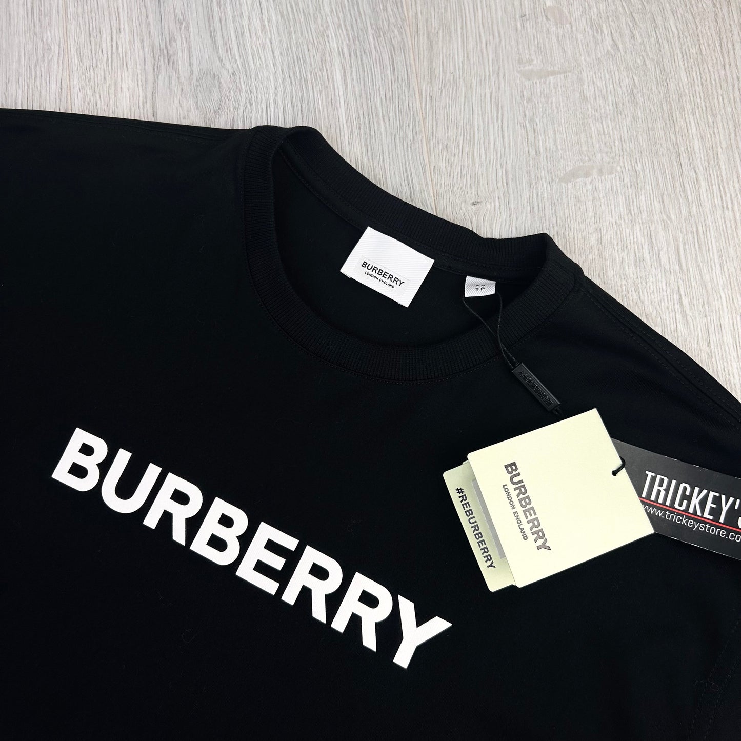 Burberry Men’s Black Oversized T-shirt