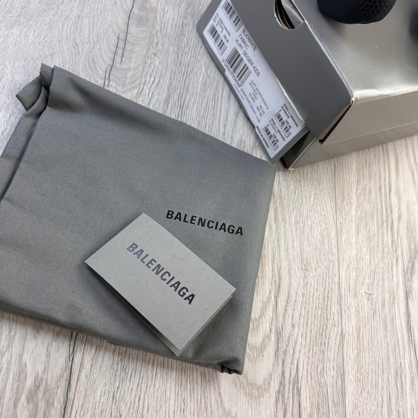 Balenciaga Kids Black Speed Sock Runners - 25/26