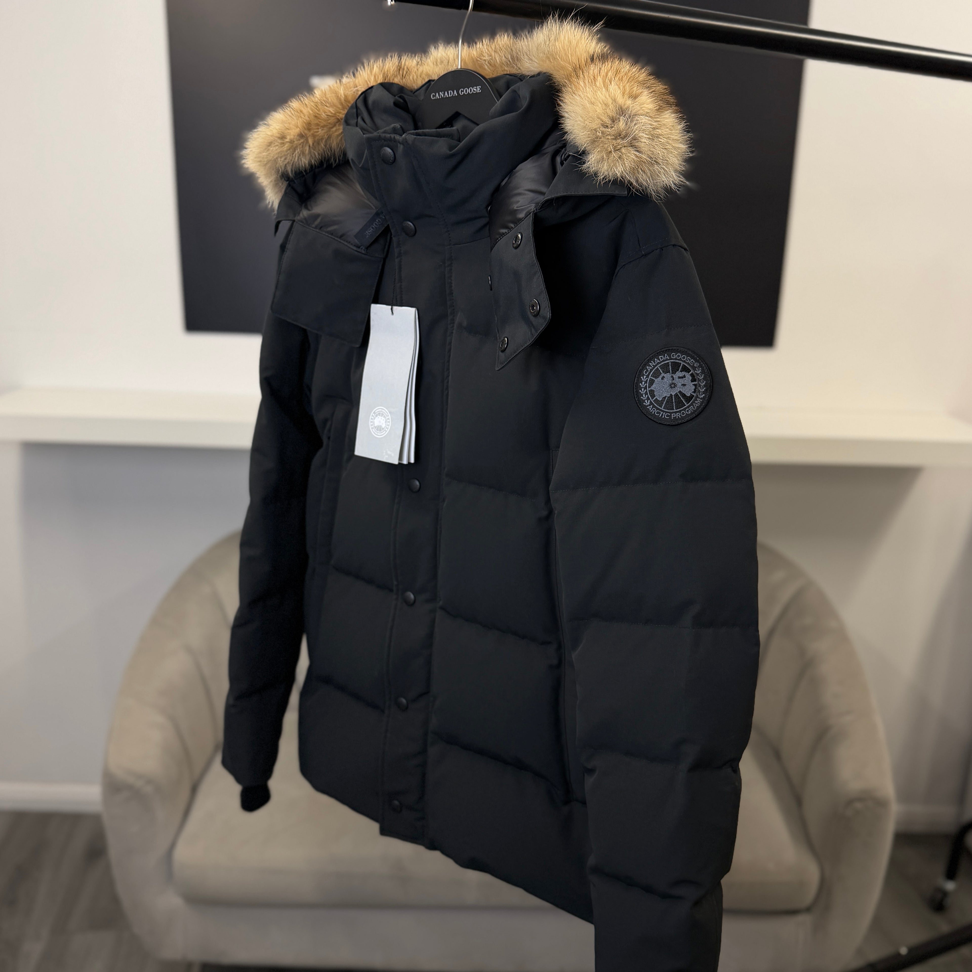 Canada Goose Men’s Black Badge Wyndham Parker Jacket - Medium