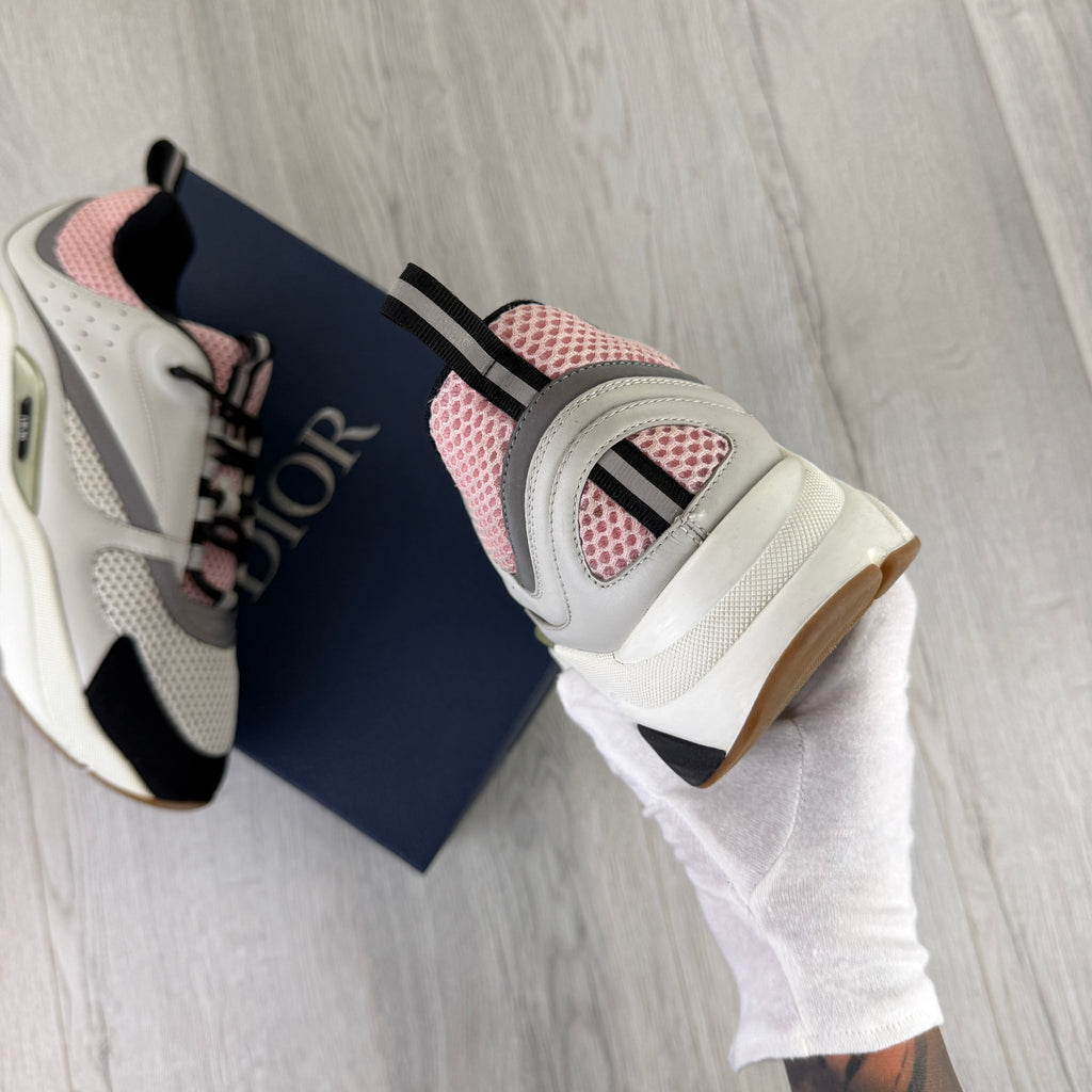 Dior B22 Men’s Pink Grey & White Trainers - 45 (Uk 10/10.5)