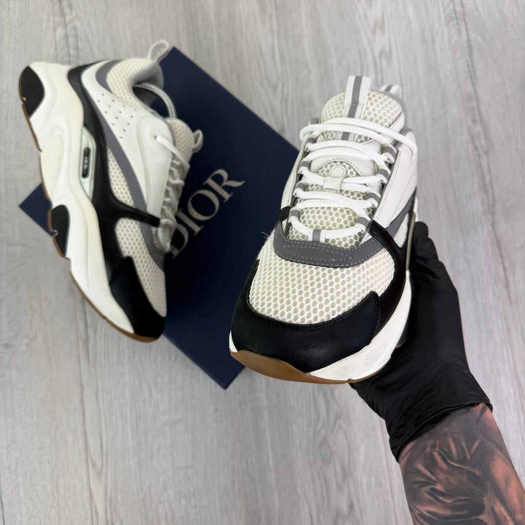 Dior B22 Men’s Black & White Trainers - 44 (Uk 9/9.5)