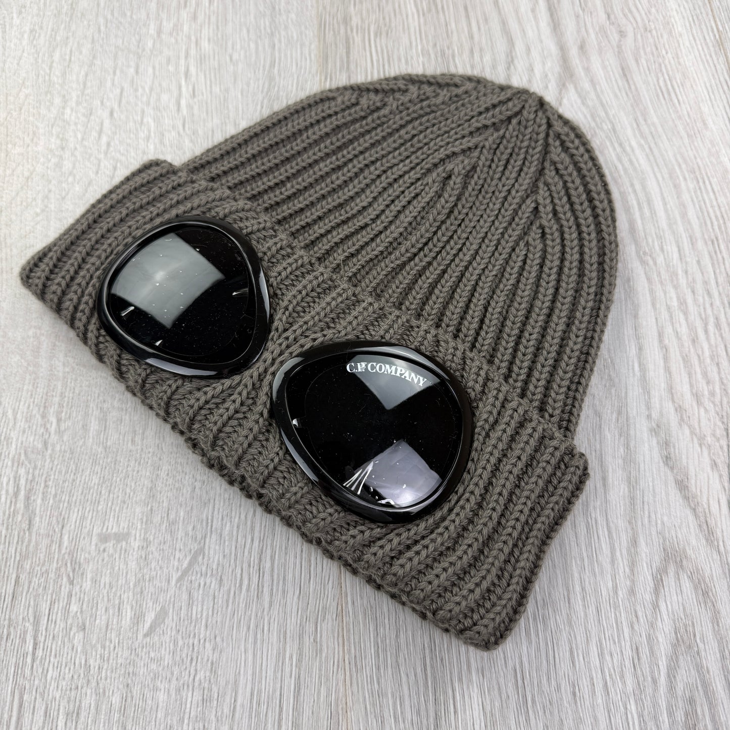 CP Company Men’s Grey Goggle Beanie
