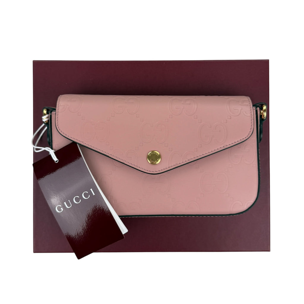 Gucci Women’s Pink GG Monogram Crossbody bag