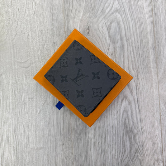 Louis Vuitton Men’s Monogram Graphite Leather Wallet