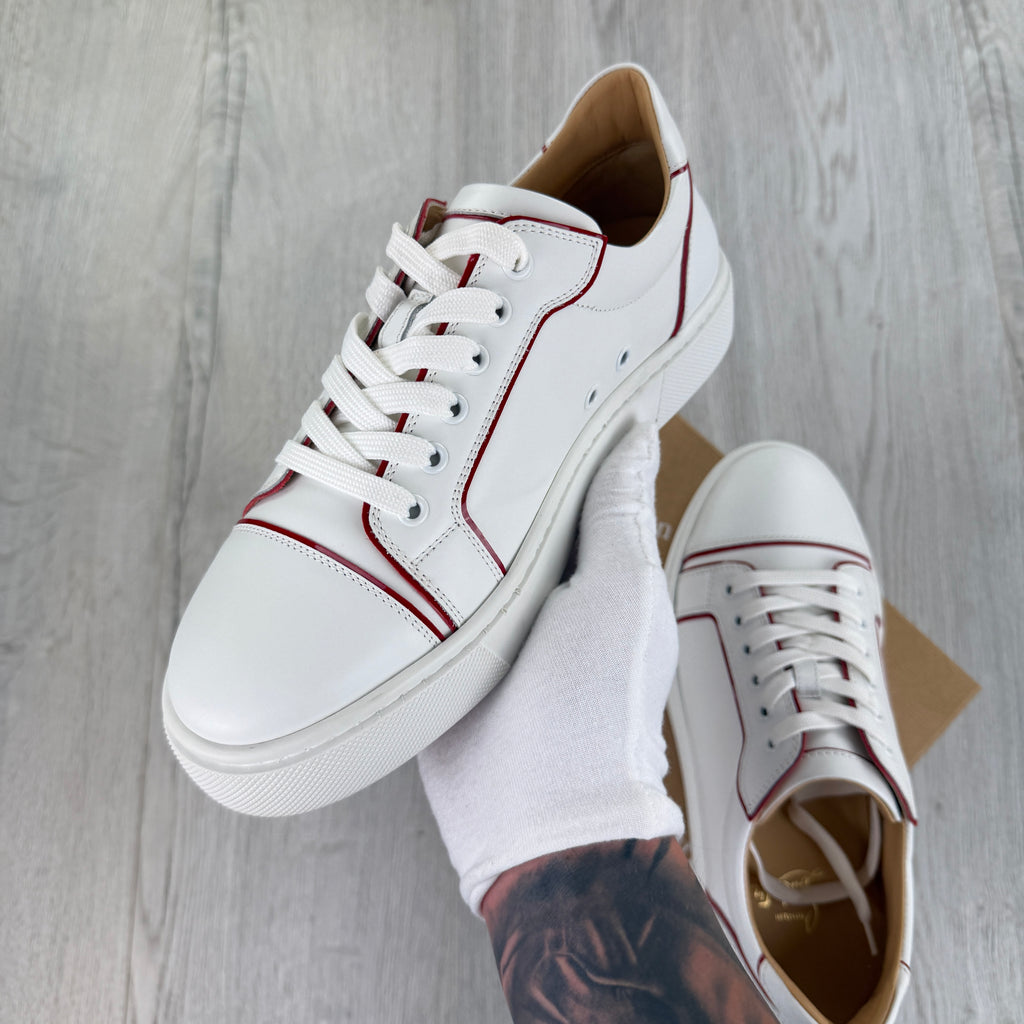 Christian Louboutin Women’s White Sneakers - 40.5 (Fit Uk 6.5/7)