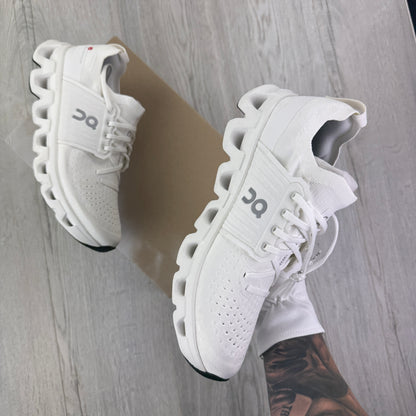 On Running Cloudswift 4 All White Trainers