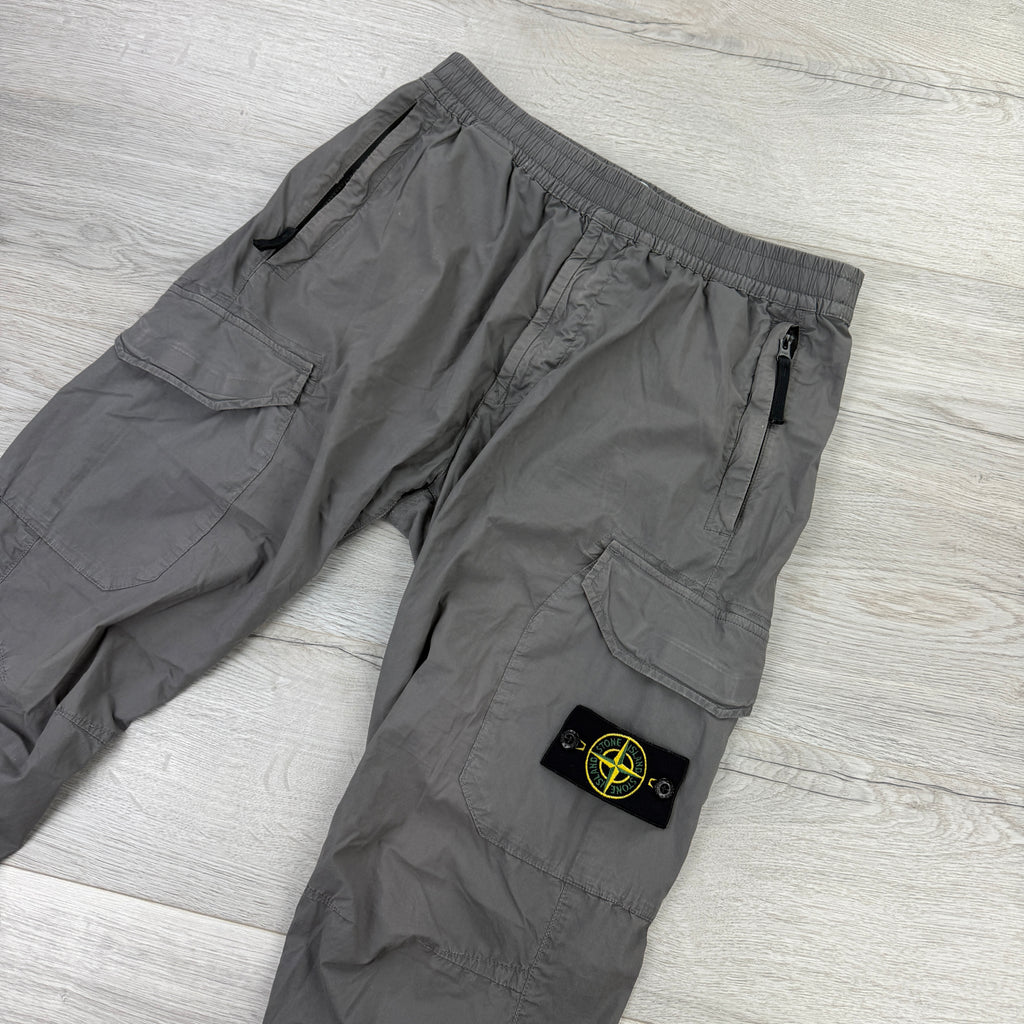Stone Island Dark Grey Cargo Trousers - Uk 32