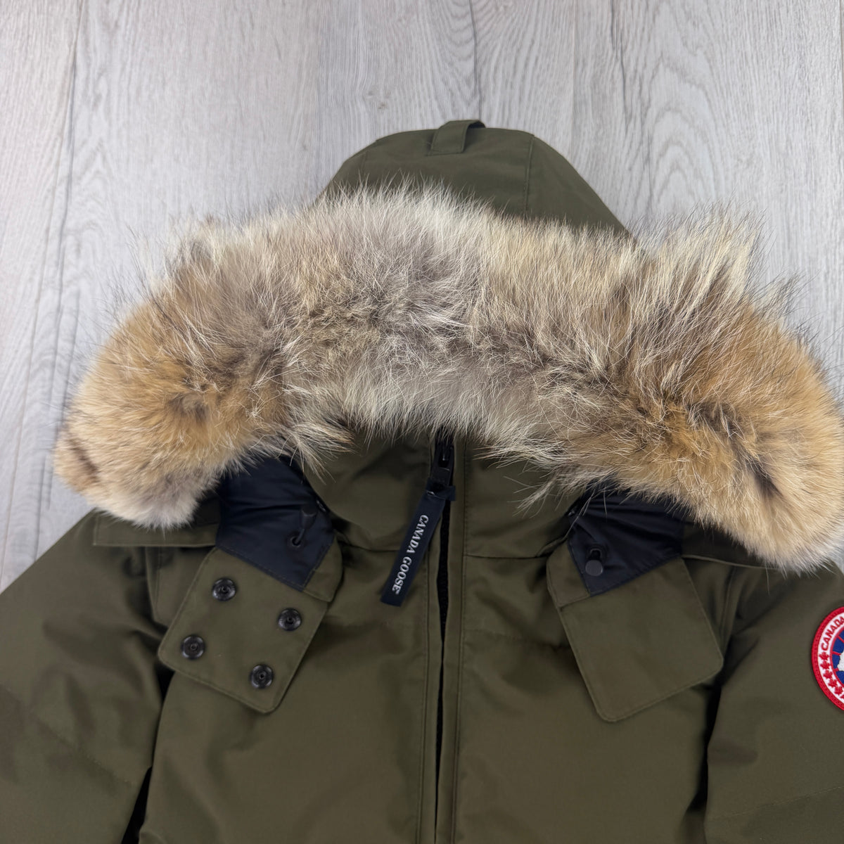 Canada Goose Women’s Khaki Green Chelsea Parker Jacket - Medium