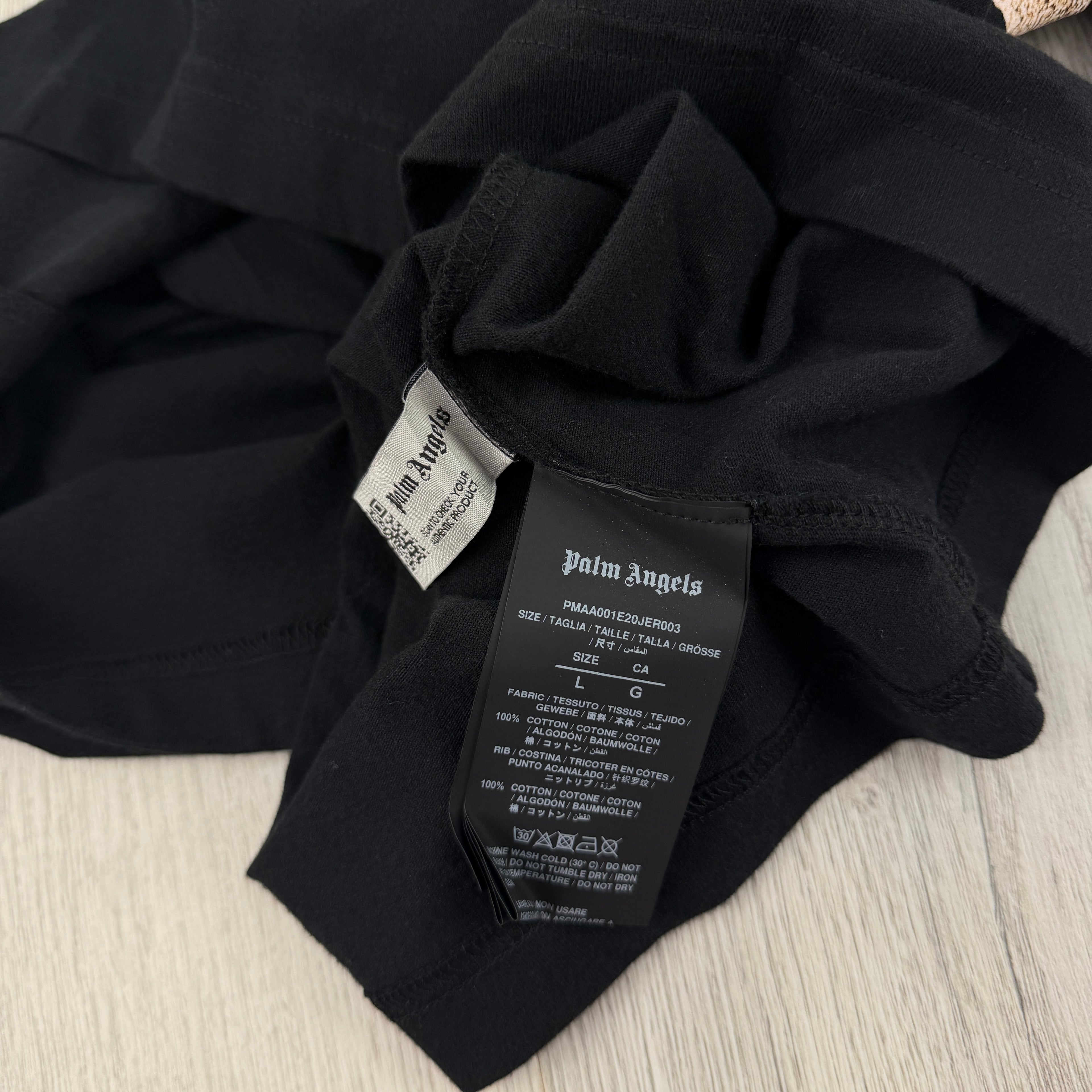 Palm Angels Kill Bear Black Oversized T-shirt - Large