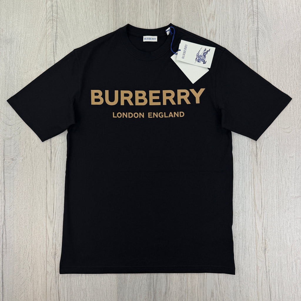 Burberry Men’s Black T-shirt & Shorts Set