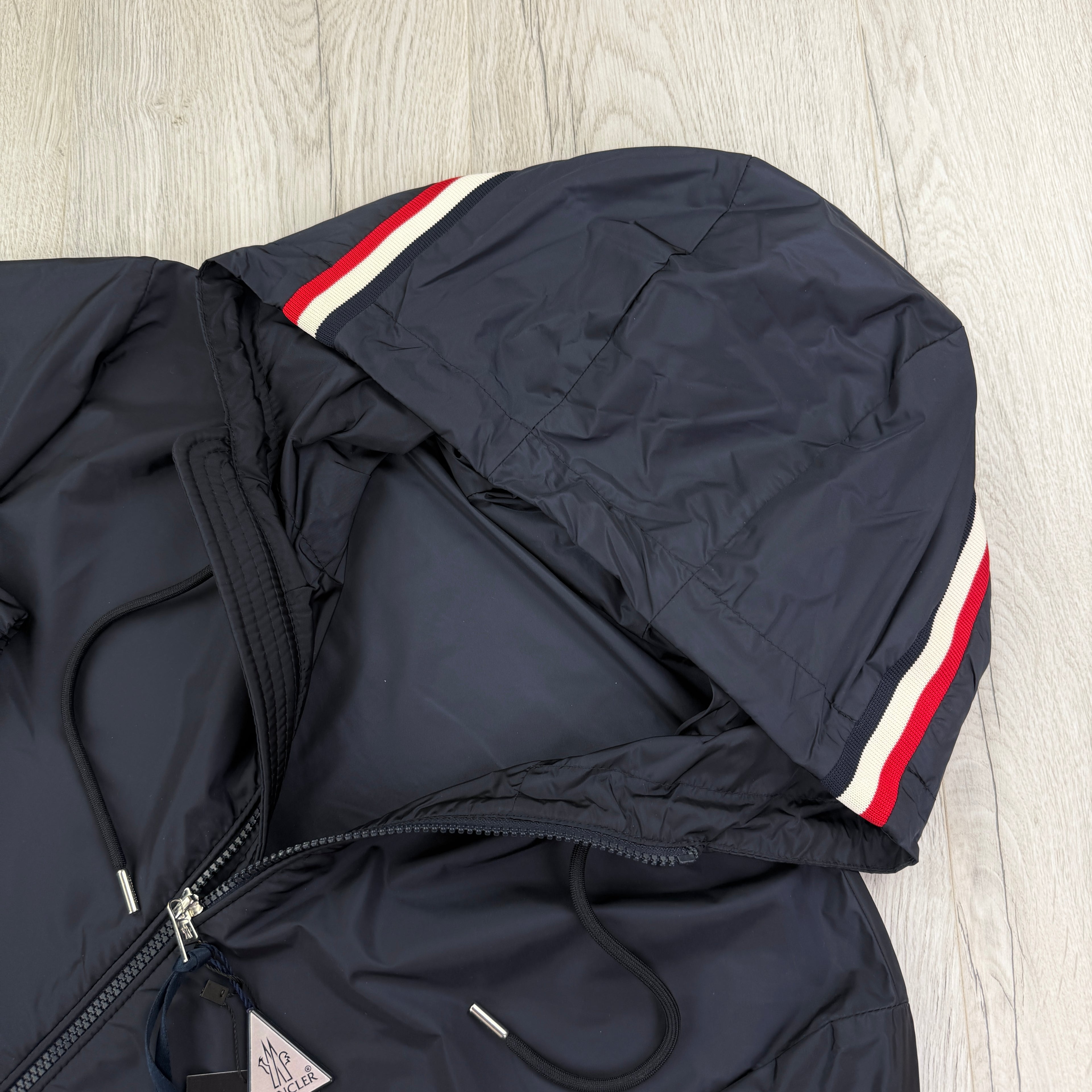 Moncler Men’s Grimpeurs Zip-up Navy Windbreaker Jacket