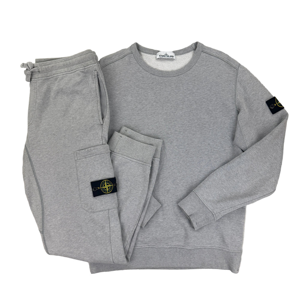 Stone Island Men’s Grey Full Tracksuit -  Large