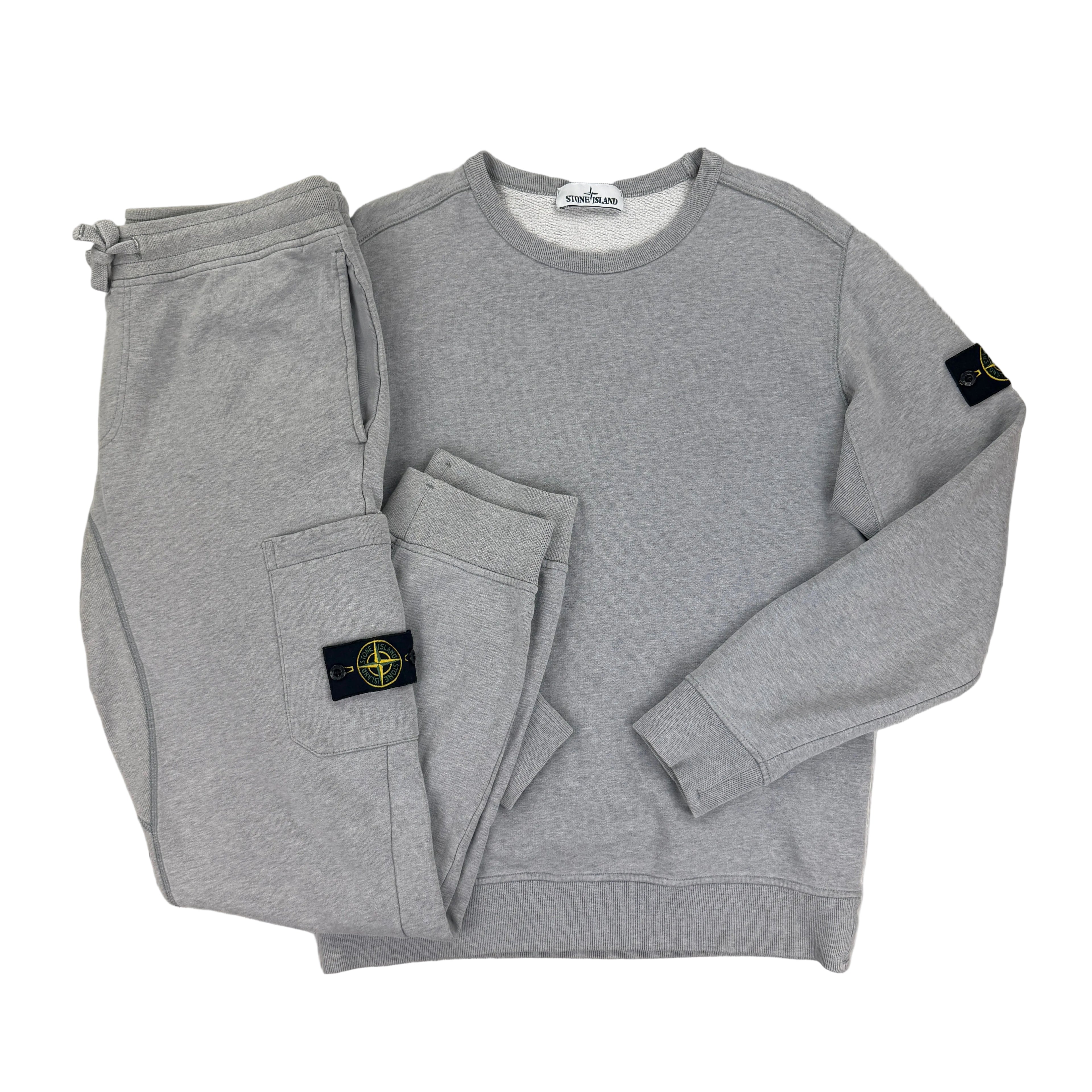 Stone Island Men’s Grey Full Tracksuit -  Large