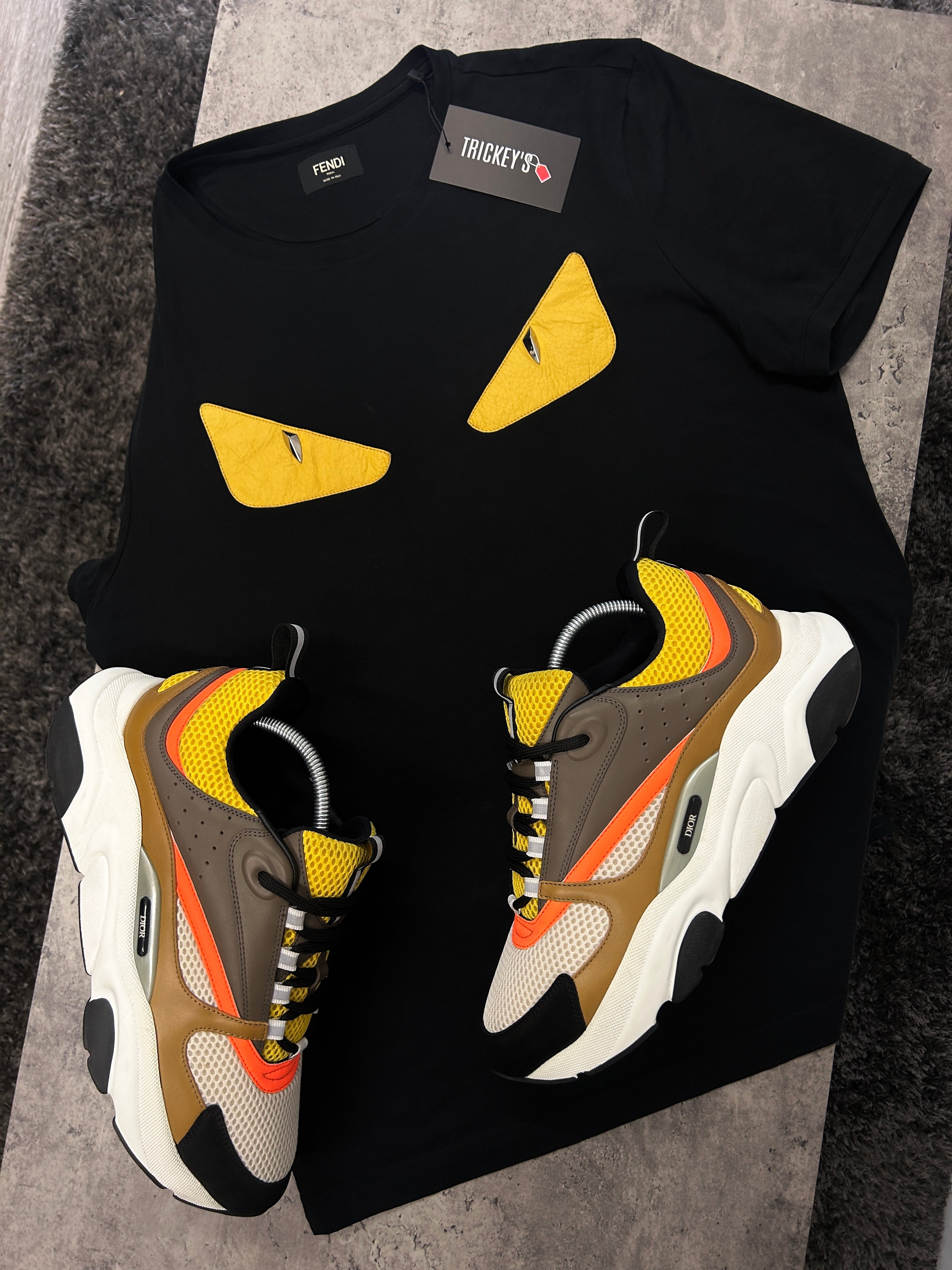 Dior b22 yellow black outlet