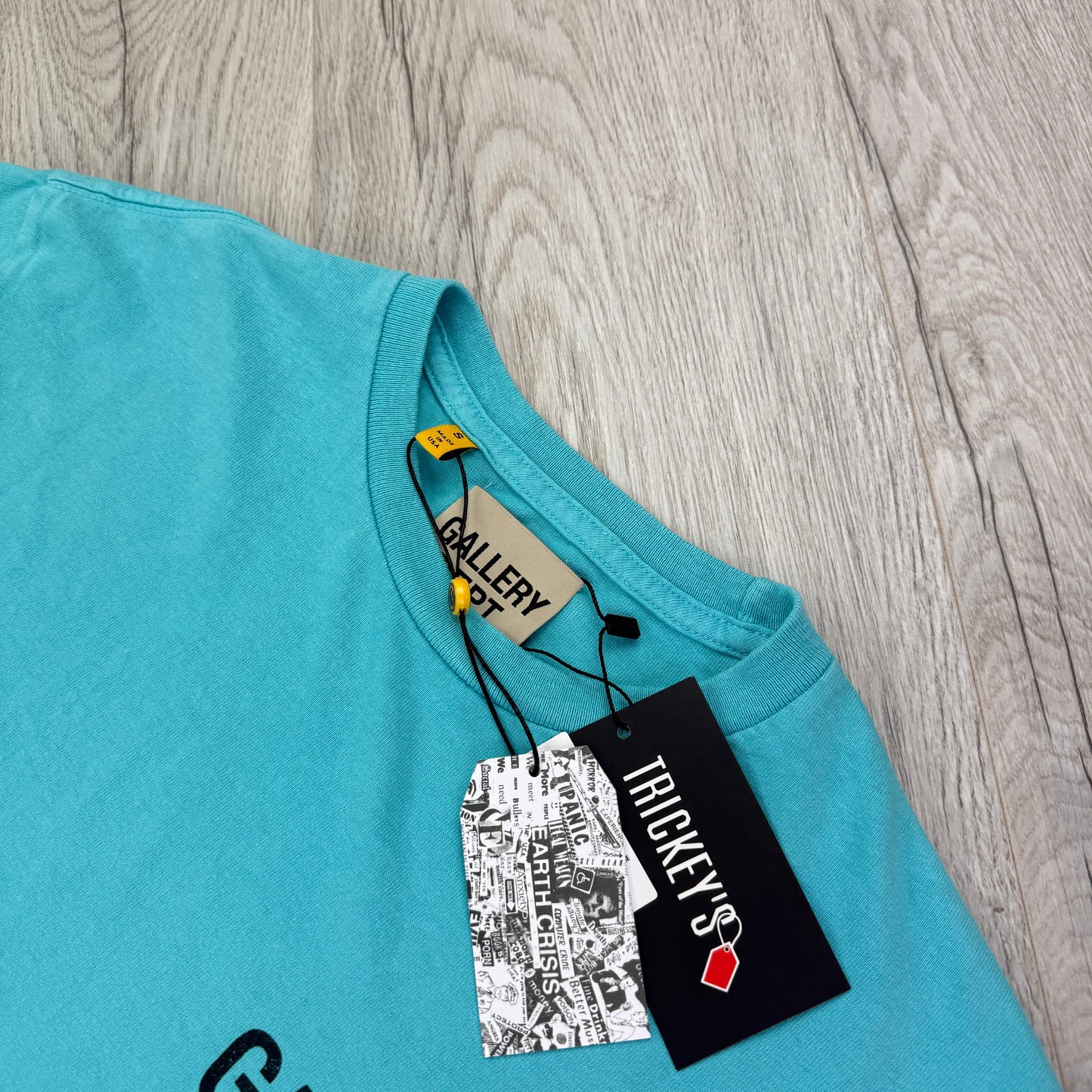 Gallery Dept Men’s Turquoise T-shirt