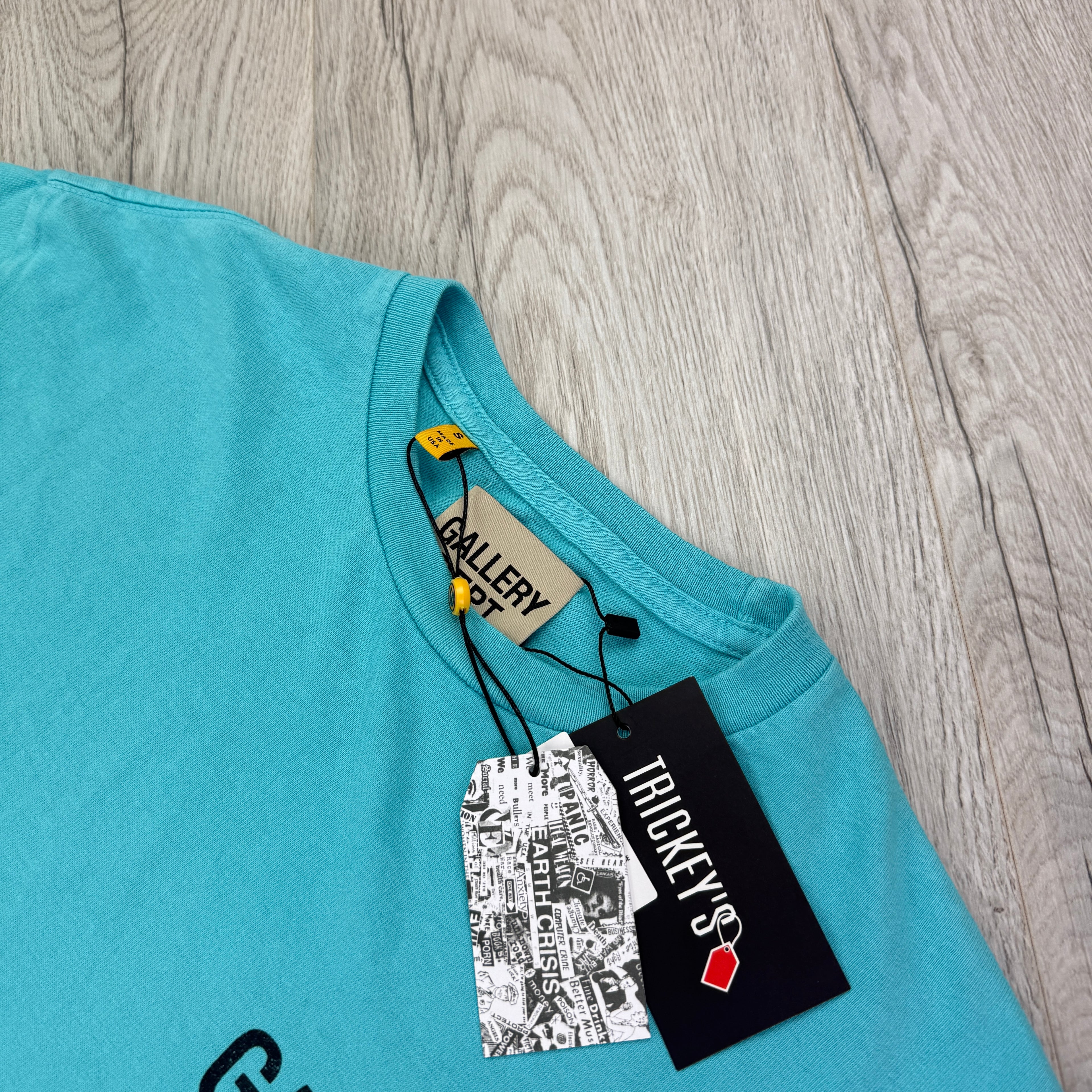 Gallery Dept Men’s Turquoise T-shirt