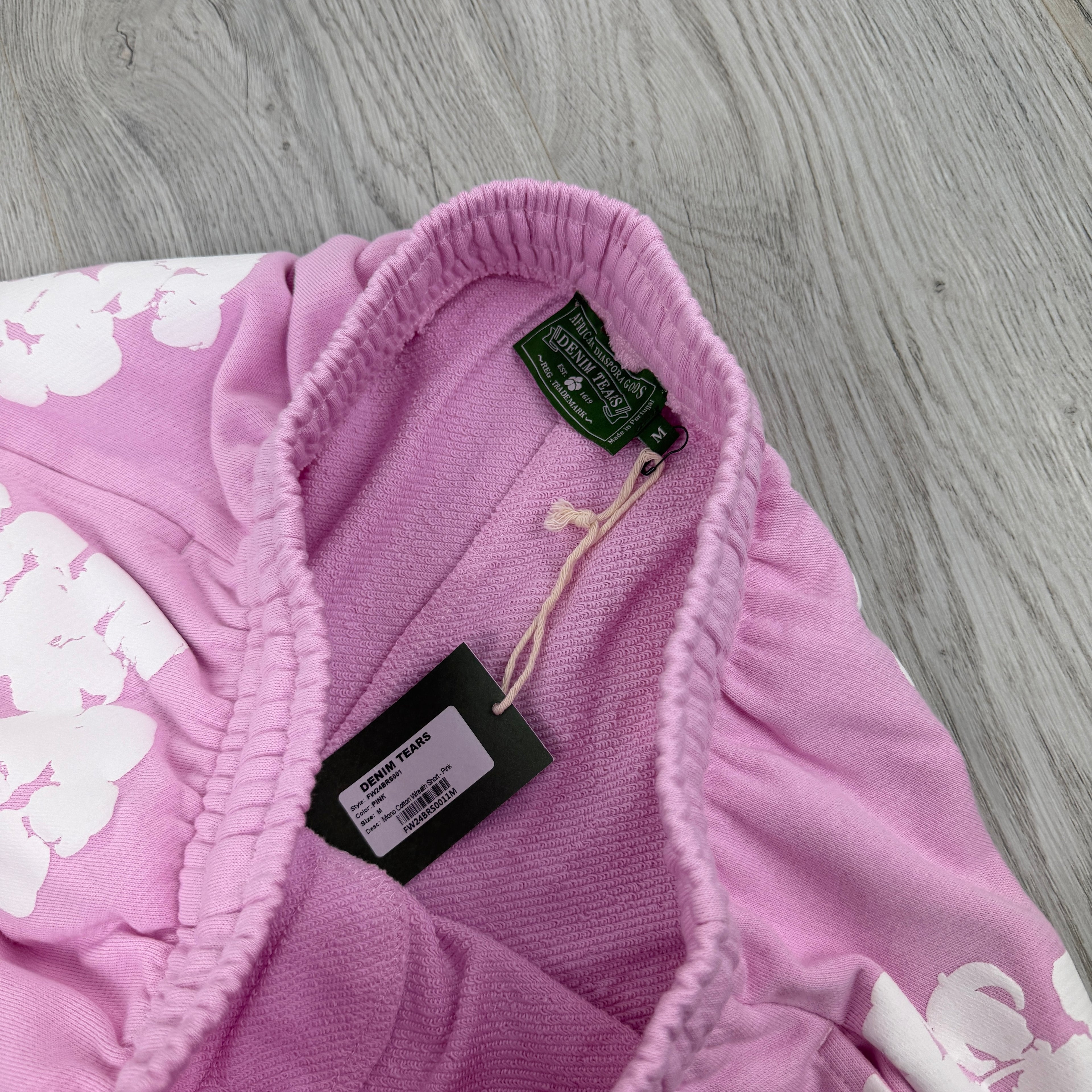 Denim Tears Baby Pink Jersey Shorts