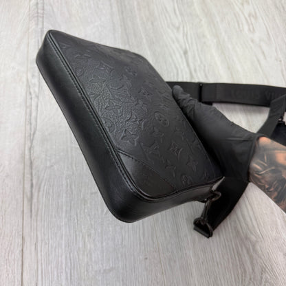 Louis Vuitton Men’s Shadow Black Monogram Duo Messenger Bag