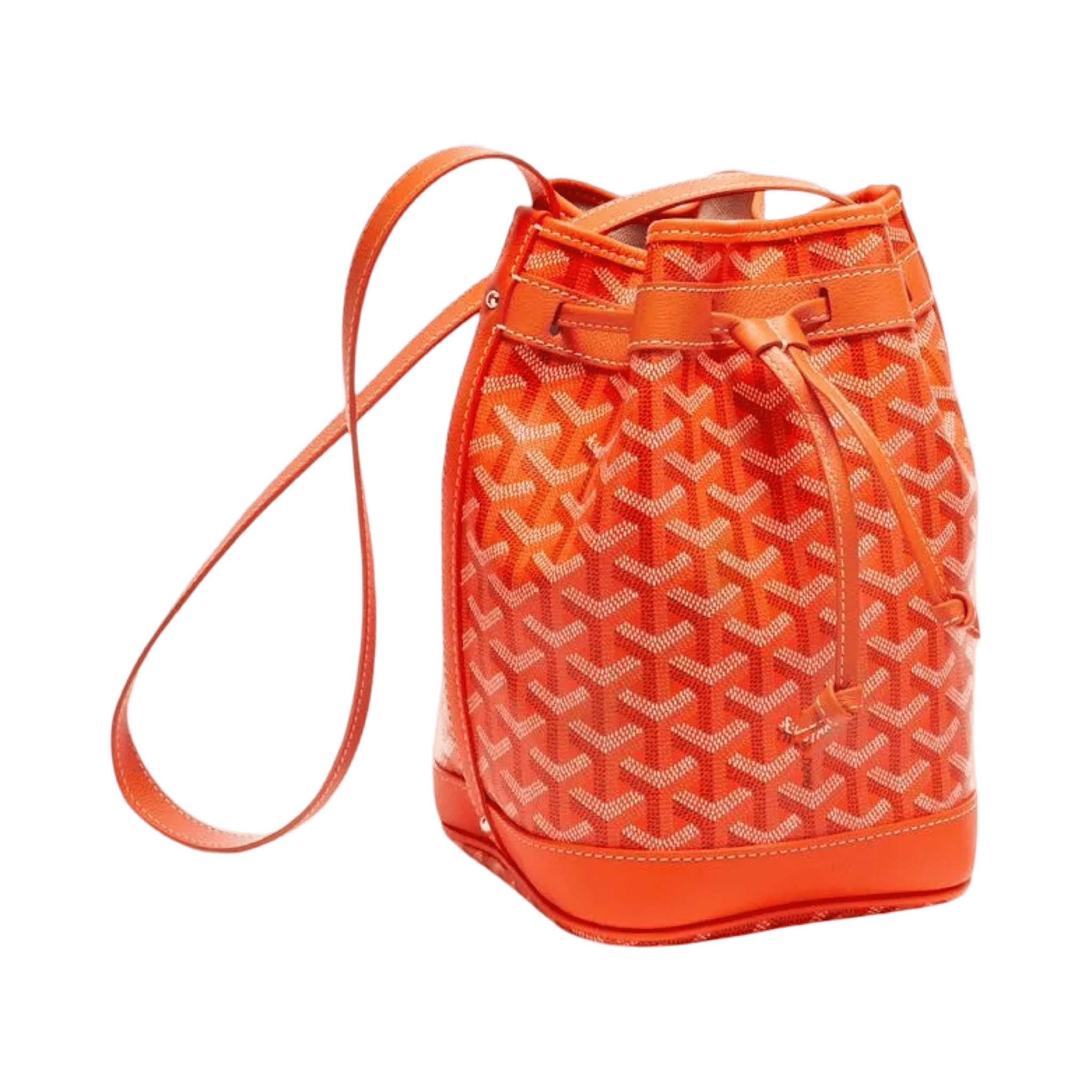 Goyard Petit Flot Bucket Bag Orange