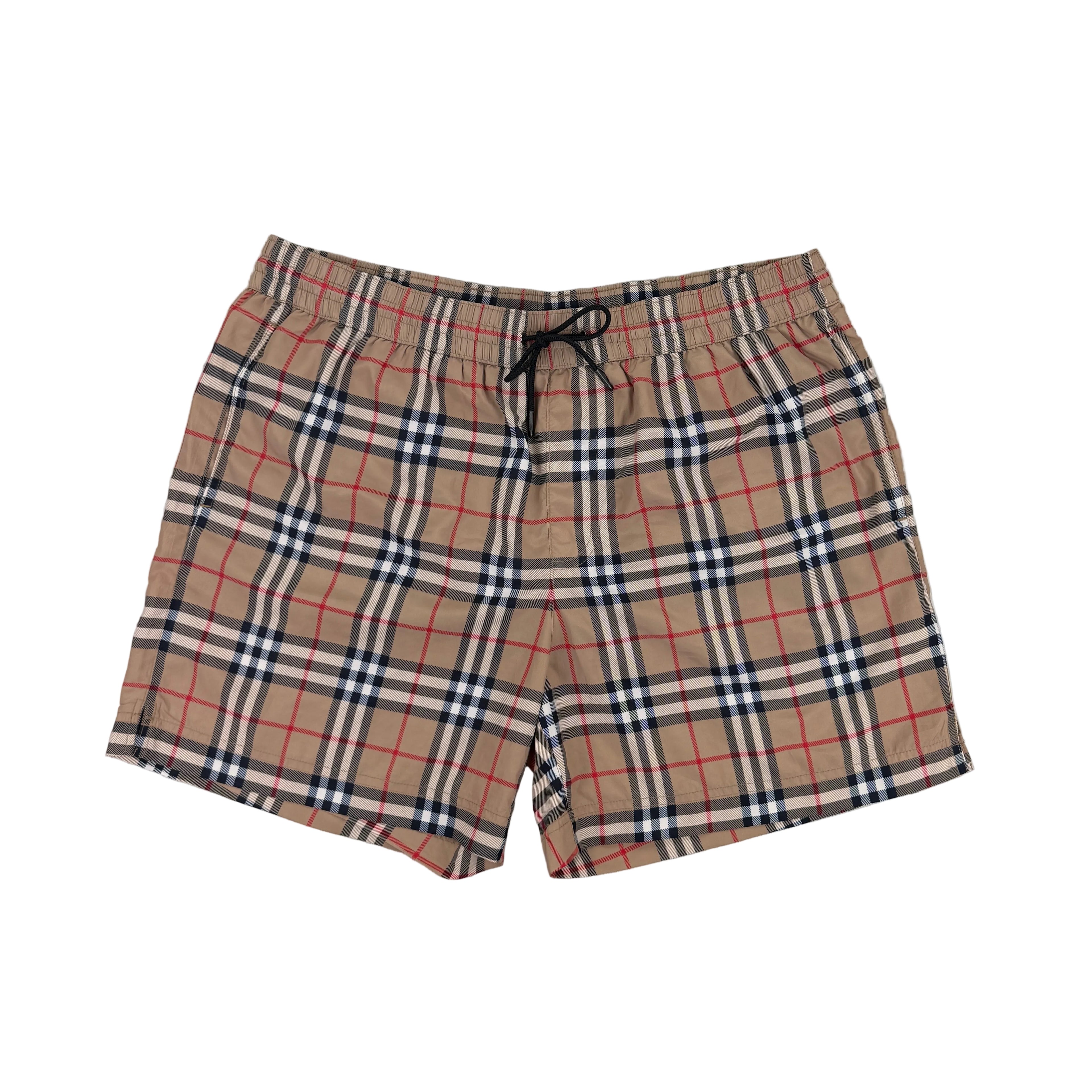 Burberry Men’s Check Short Swim Shorts - Large