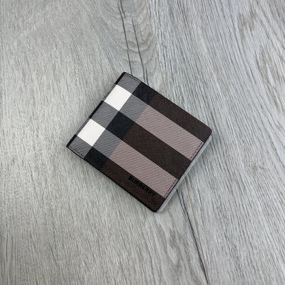 Burberry Men’s Brown Leather Bifold Wallet