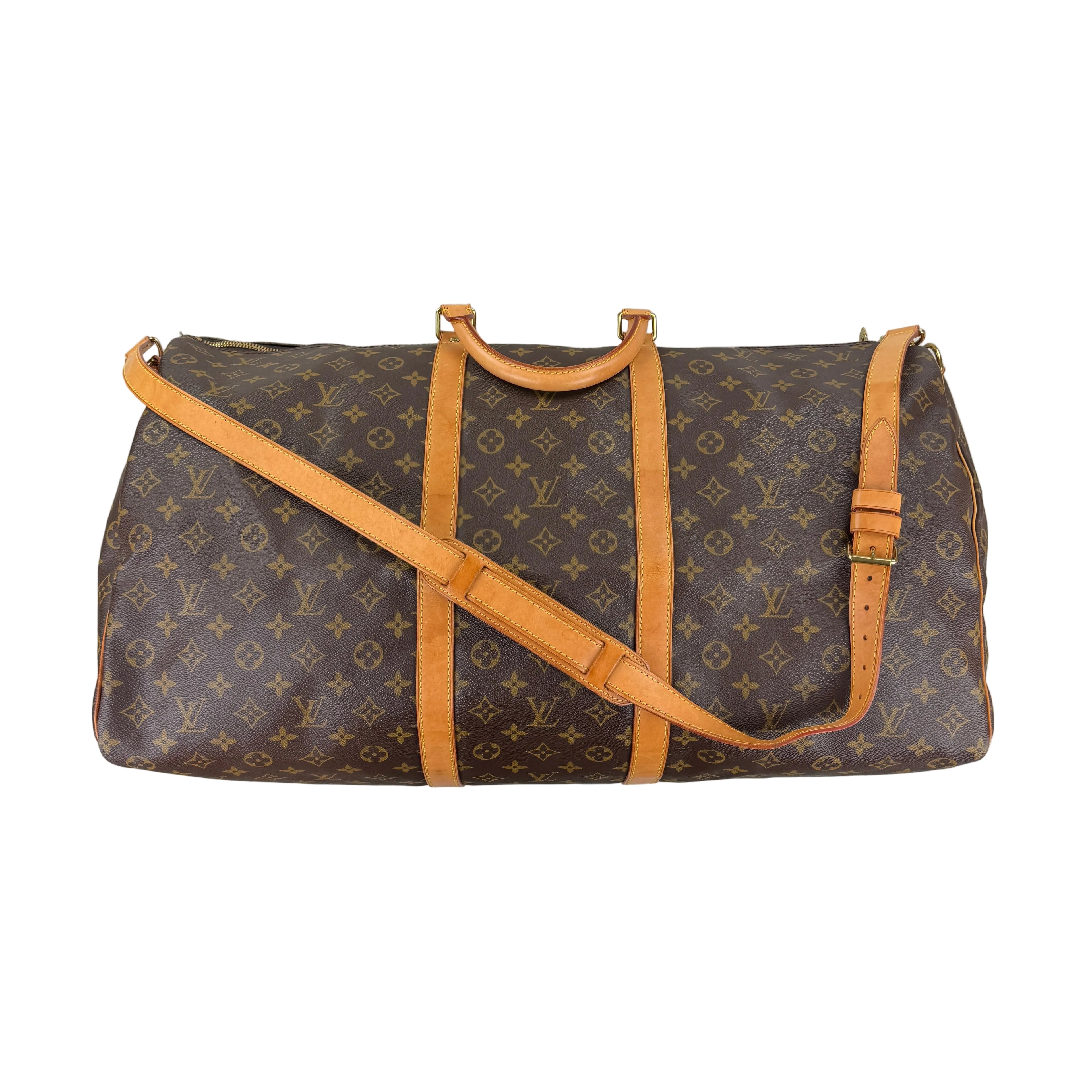 Louis Vuitton Men’s Brown Monogram Keepal Bag - 60
