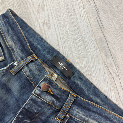 Amiri Men’s MX1 Distressed Jeans - Uk 31