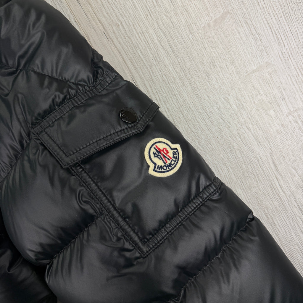 Moncler Men’s Lule Black Zip-up Down Jacket