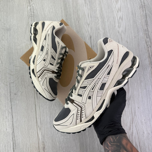 Asics Men’s Gel-kayano 14 Truffle Grey/Oatmeal Trainers - Uk 10.5