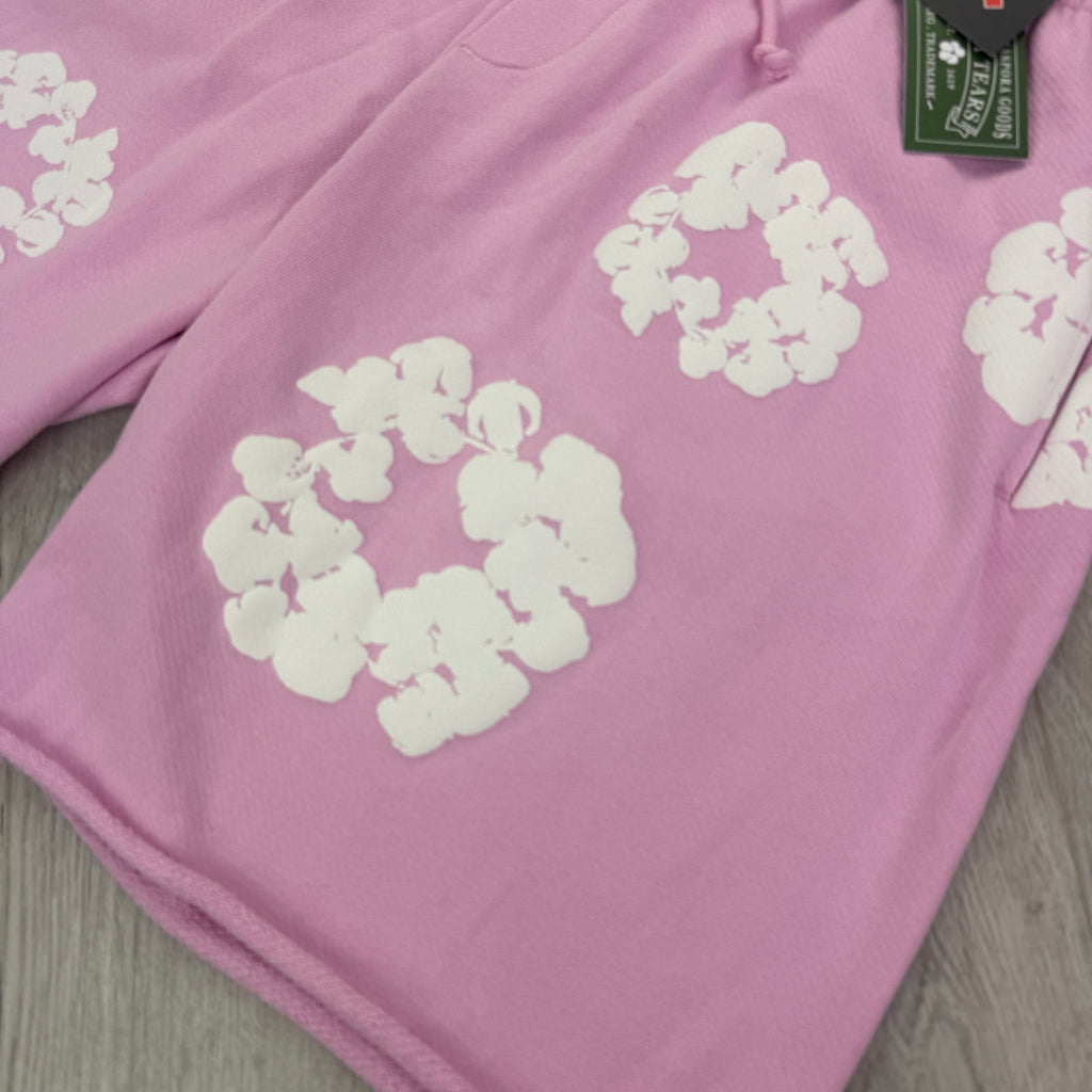 Denim Tears Baby Pink Jersey Shorts