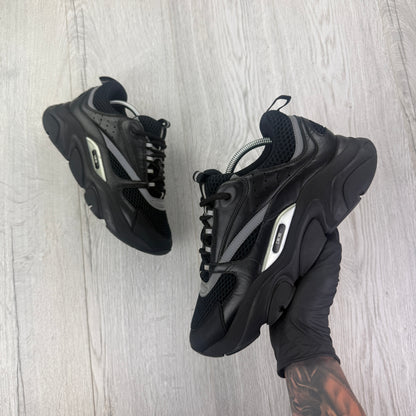 Dior B22 Men’s Triple Black Trainers - 43 (Fit Uk 8/8.5)