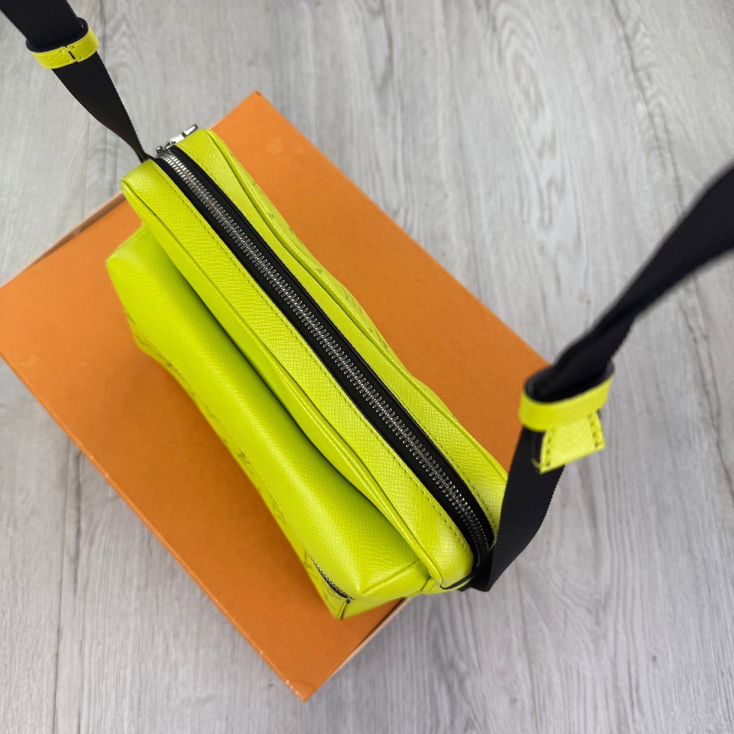 Louis Vuitton Men’s Neon Yellow Outdoor Messenger Bag
