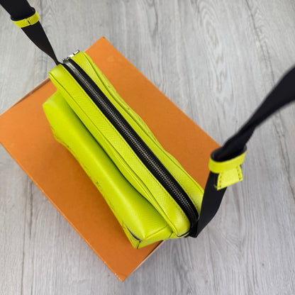 Louis Vuitton Men’s Neon Yellow Outdoor Messenger Bag