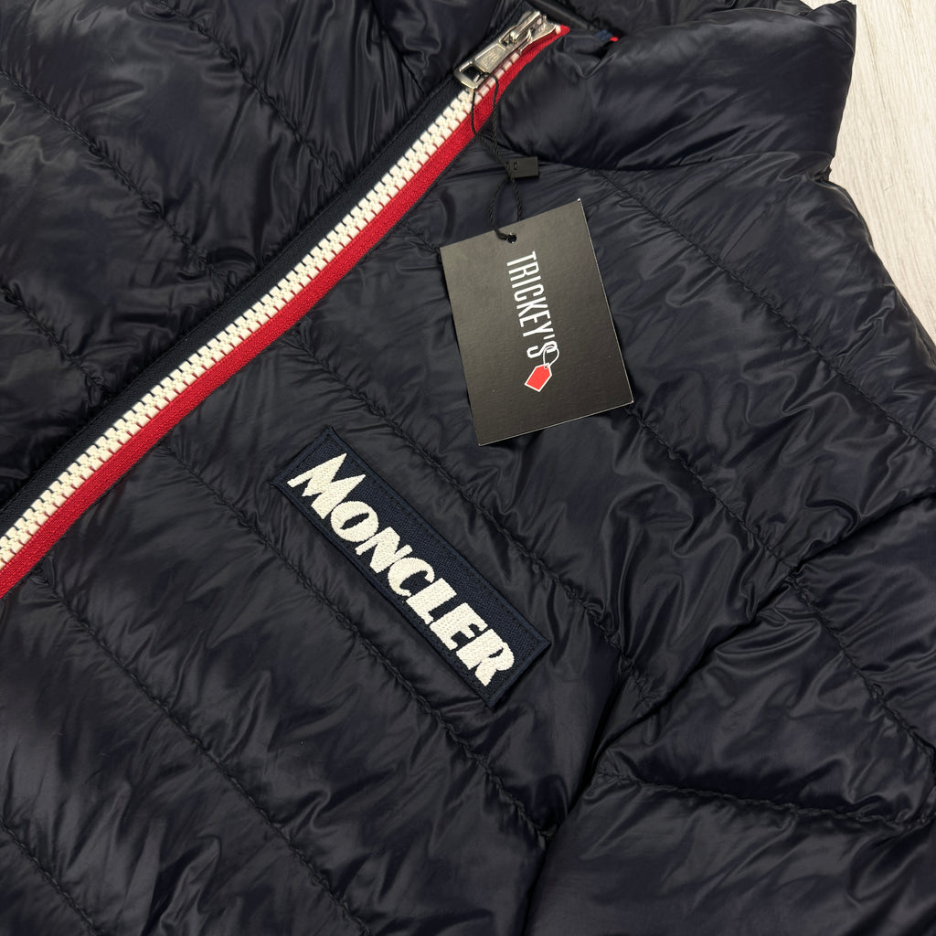 Moncler Men’s Navy Petichet Down Jacket - Size 1