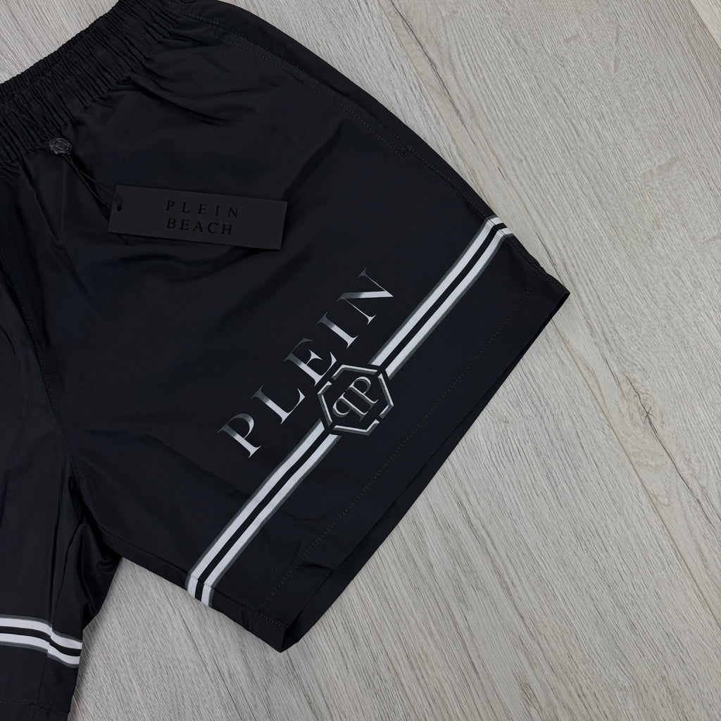Philip Plein Beach Men’s Black Swim Shorts