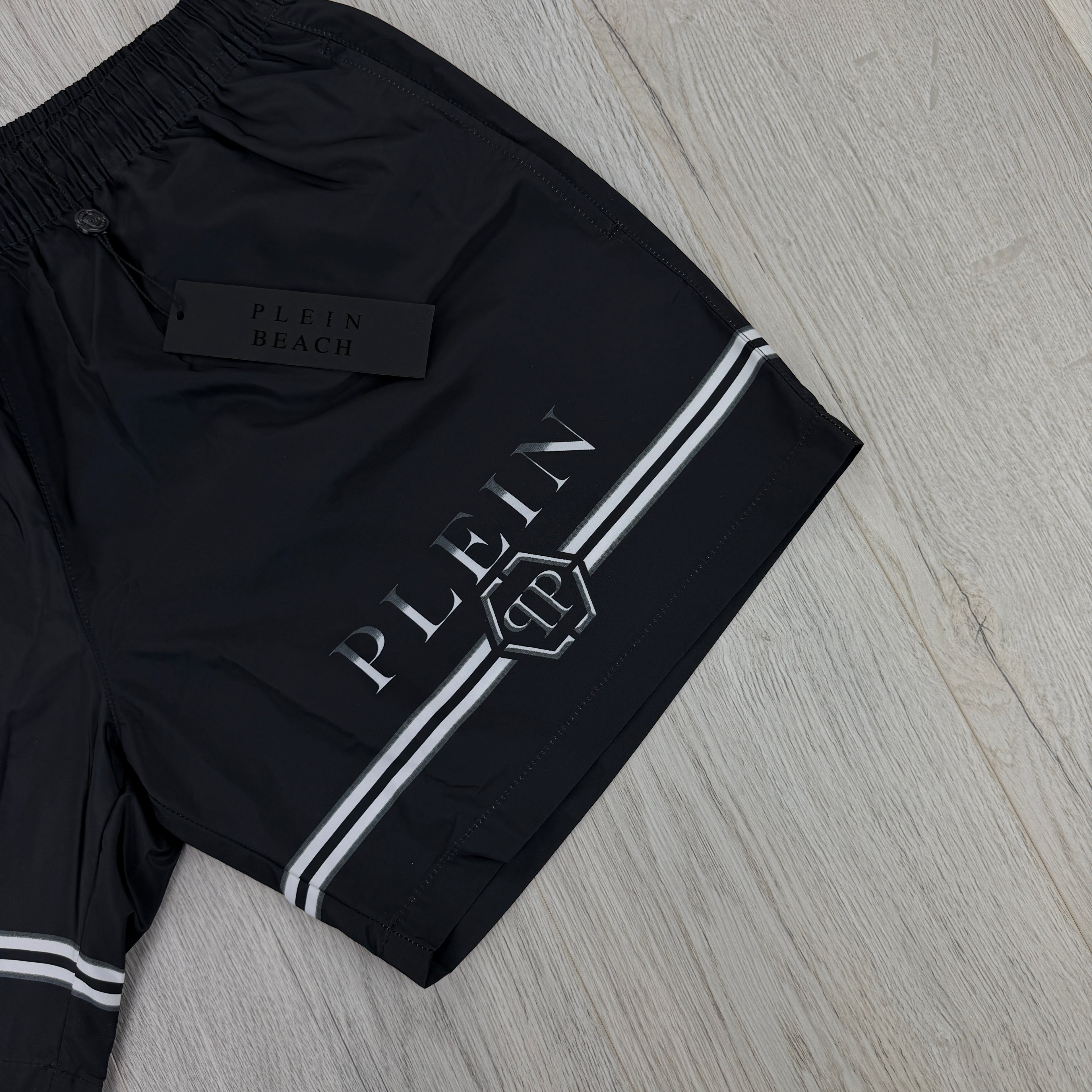 Philip Plein Beach Men’s Black Swim Shorts