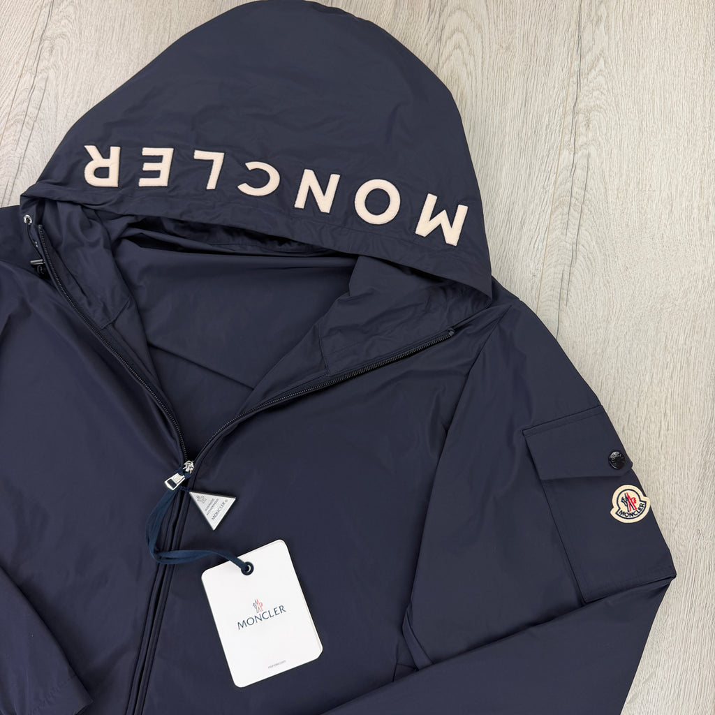 Moncler Men’s Navy Sassiere Hooded Zip-up Jacket - Size 5 (Copy)