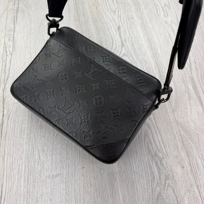 Louis Vuitton Men’s Shadow Black Monogram Duo Messenger Bag