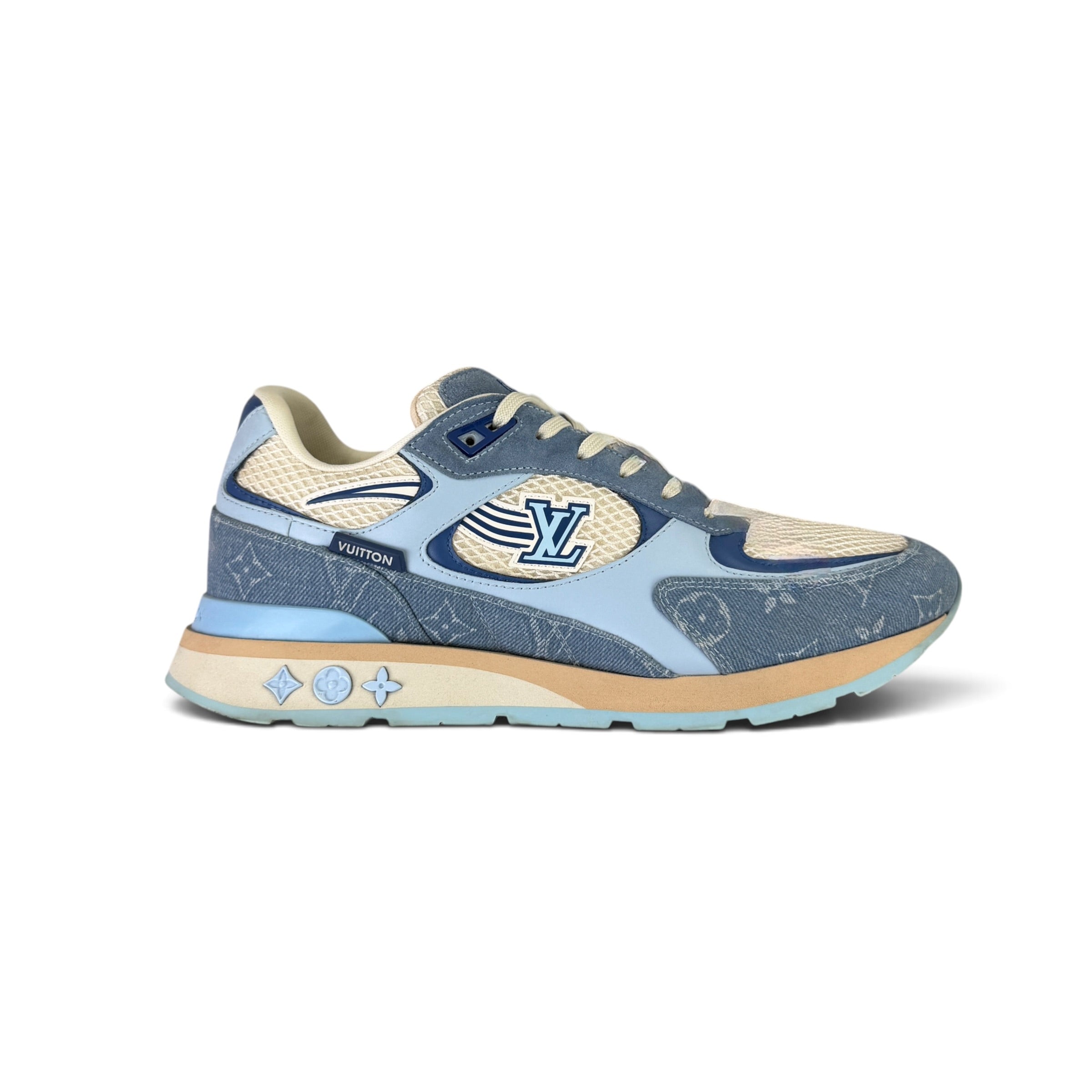 Louis Vuitton Men’s Blue Run Away Trainers - Uk 7.5 (Fit Uk 8)