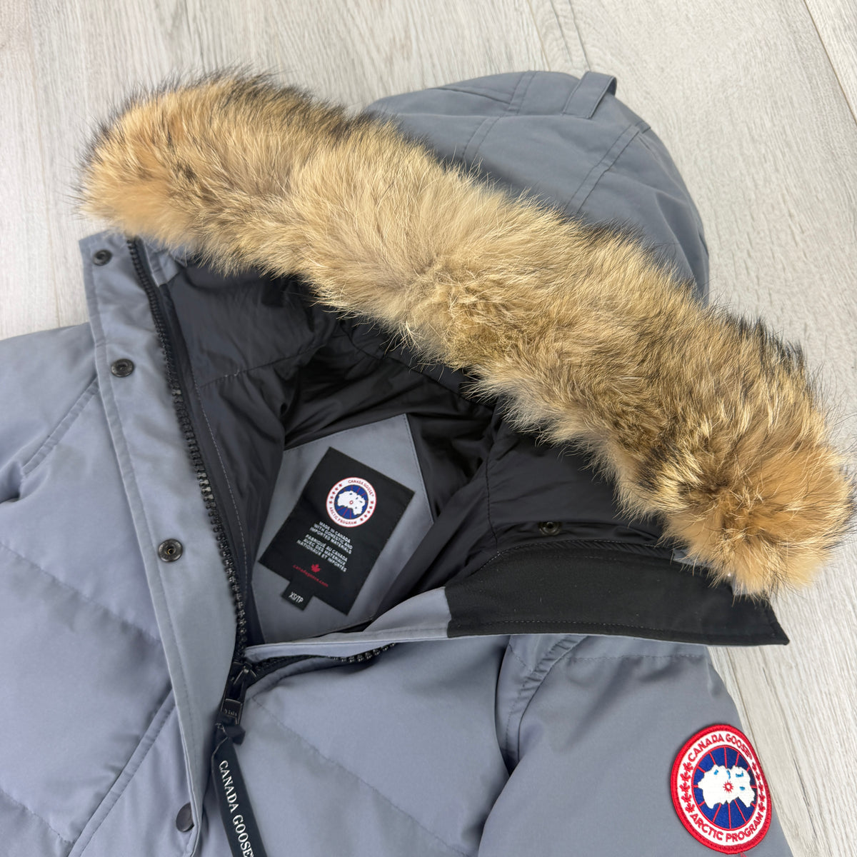 Canada Goose Women’s Grey Shelburne Parker Jacket - XS