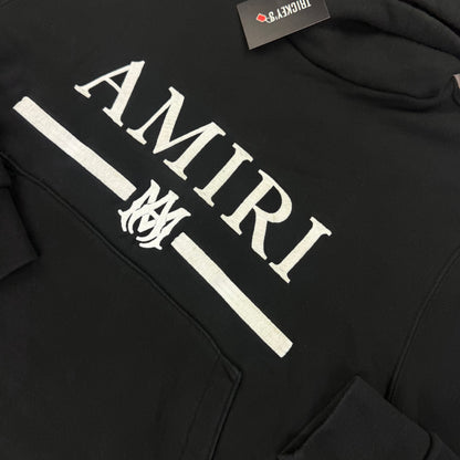 Amiri Men’s Black Pullover Hoodie - Medium