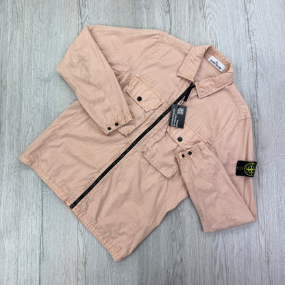 Stone Island Men’s Salmon Overshirt - Small